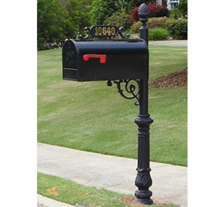 Addresses of Distinction Charleston Mailbox with Post Included